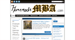 Desktop Screenshot of homemademba.com